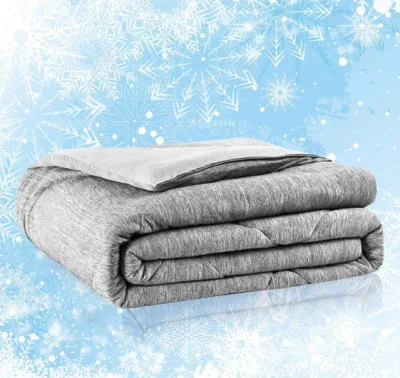 Cooling Comforter Soft&Lightweight Summer Cooling Blanket Full/Queen Size Reversible Down Alternative Comforter Blanket
