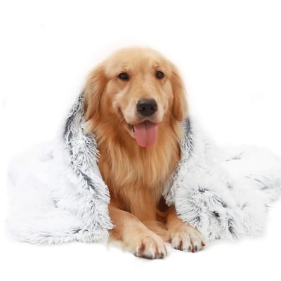 2022 2 Ply Back Printed Faux Fur Shag Pet Blankets