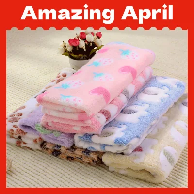 Wholesale Soft Warm Coral Velvet Dog Blanket