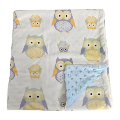 High Quality Wholesale Oversized Super Soft Baby Blankets Reversible Blanket Receiving