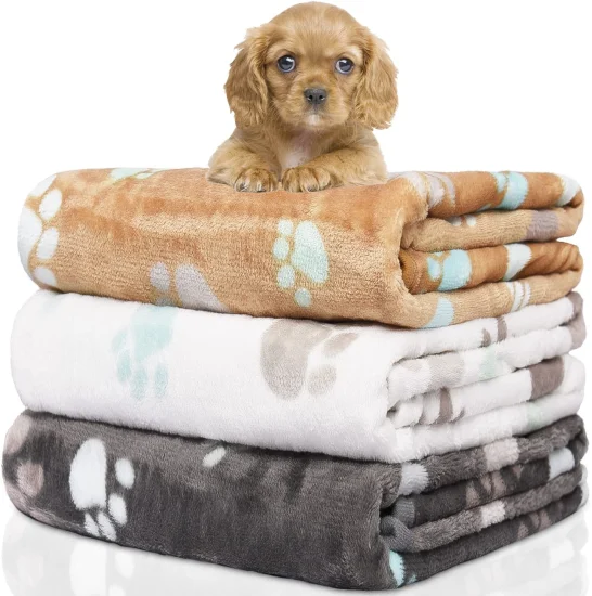 Amazon Hot Sale Pet Dog Blanket Factory Supply Cat Blanket Soft and Warm Pet Blankets for Couch