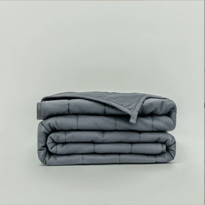 Gray Color Cotton Gravity Weighted Blanket