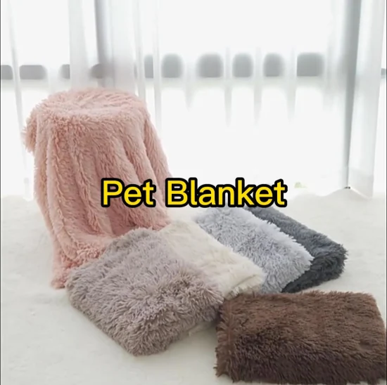 Wholesale Pet Product Microfiber Fleece Double Sided Pet Blanket for Dog